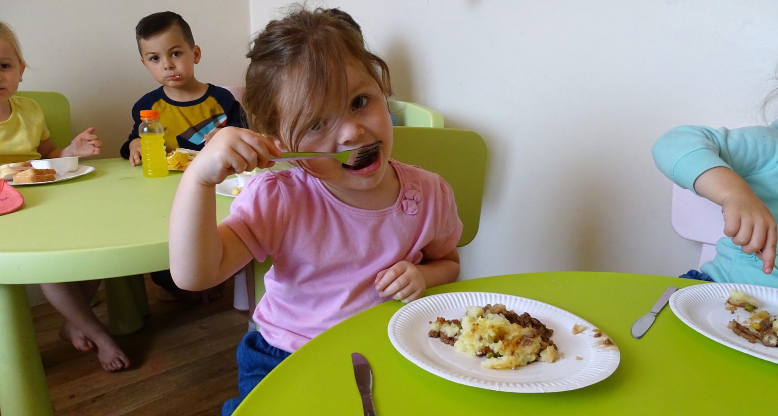 Eating Shepherds Pie